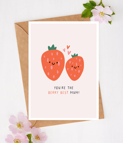 'Berry Best Mum' Mother's Day Card
