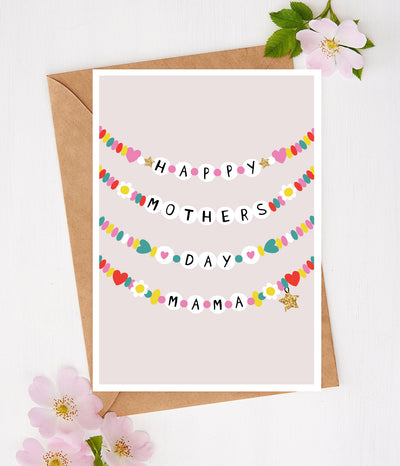 'Mama Bracelets' Mother's Day Card