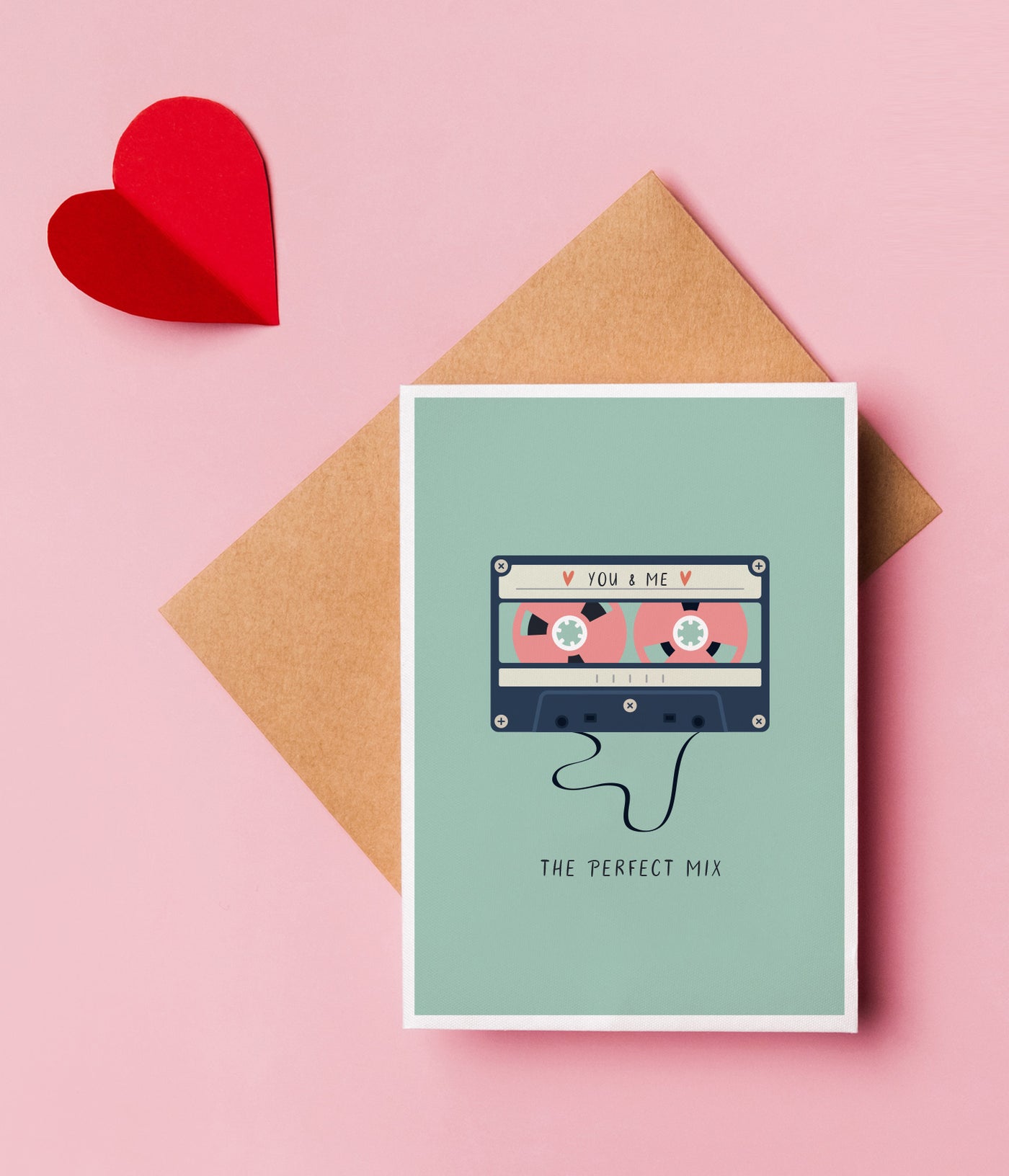 'The Perfect Mix' Valentine's Card