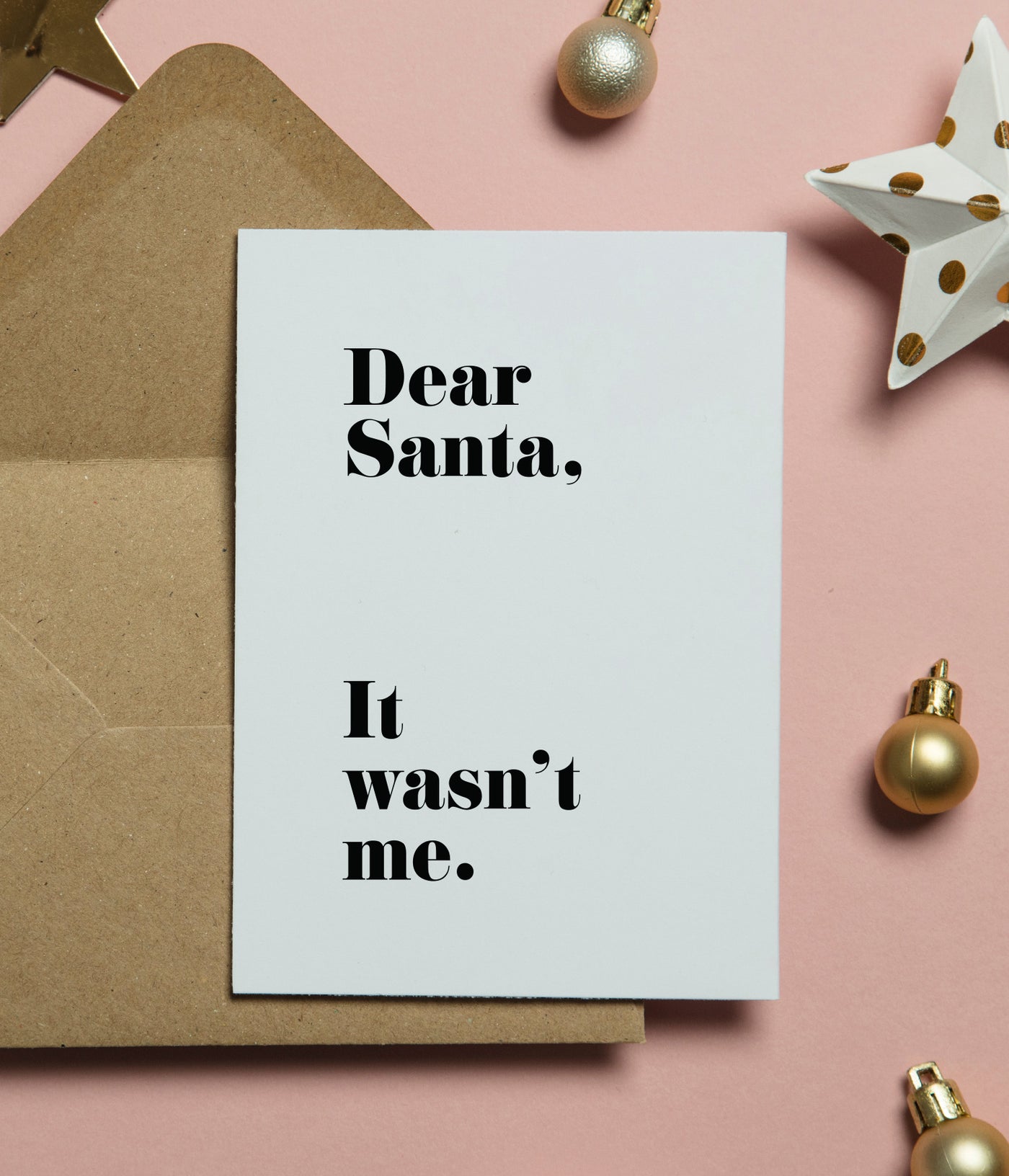 'Dear Santa' Christmas Card