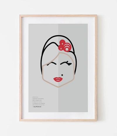 'Amy Winehouse' Icon Print