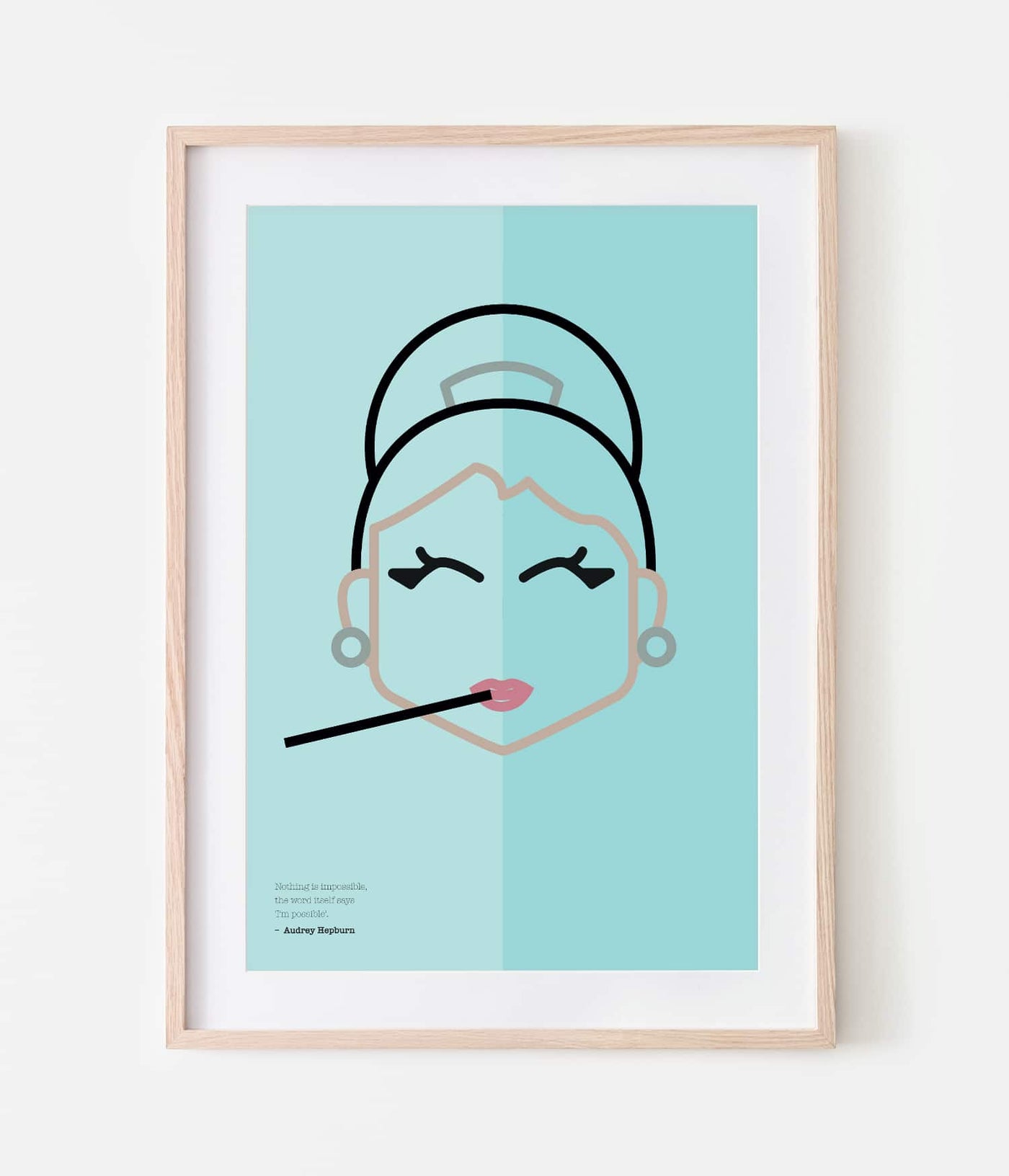 Audrey Hepburn Icon Print