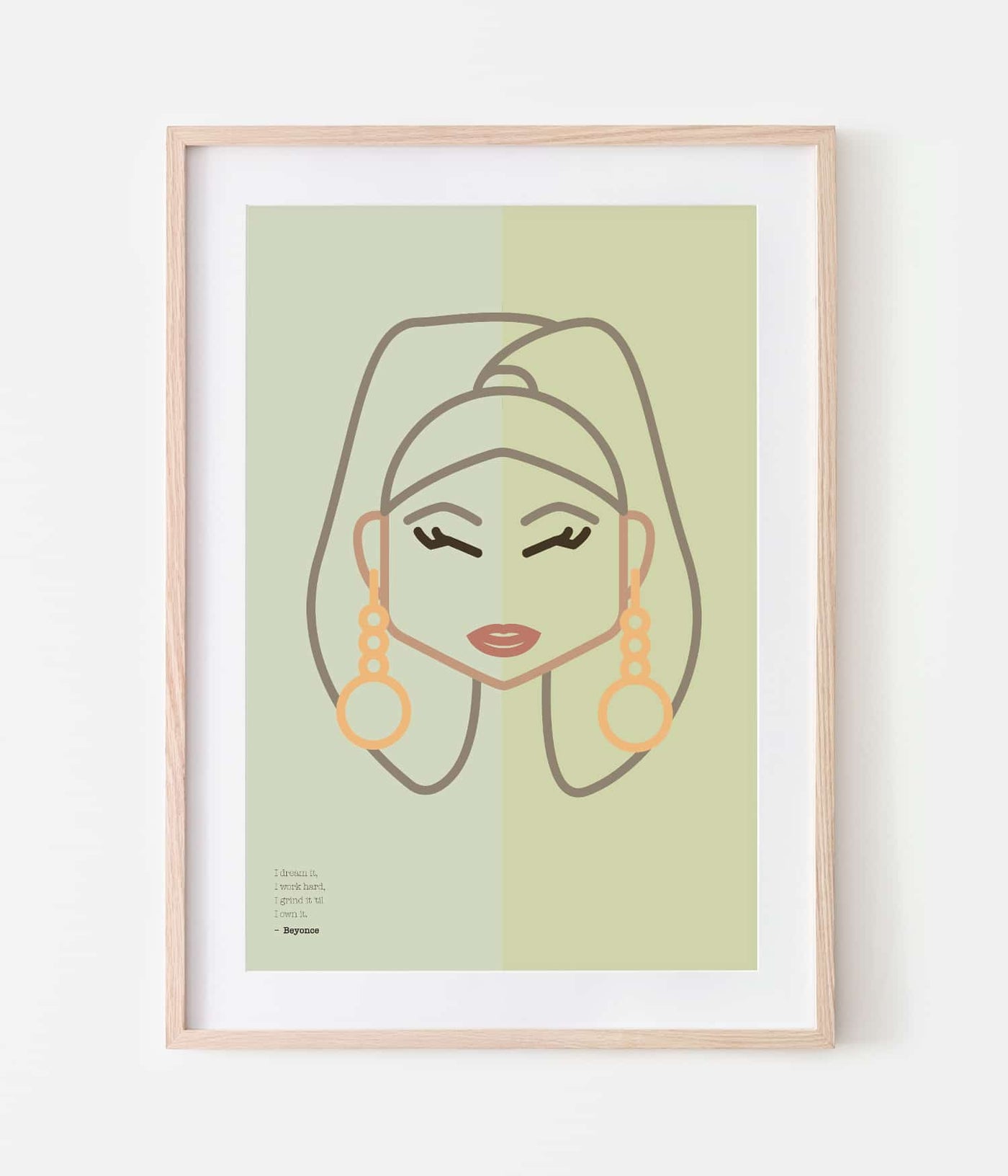 'Beyonce' Icon Print