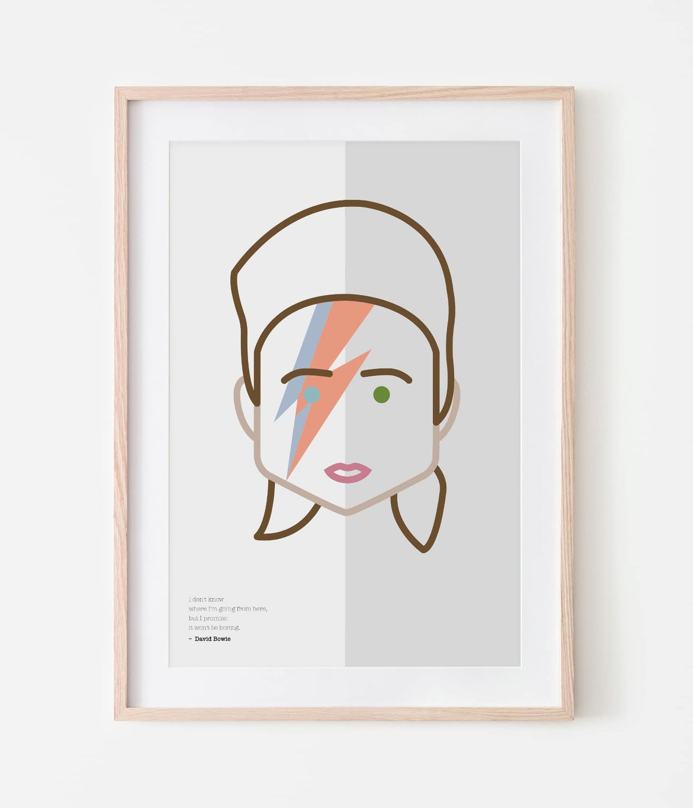 'David Bowie' Icon Print