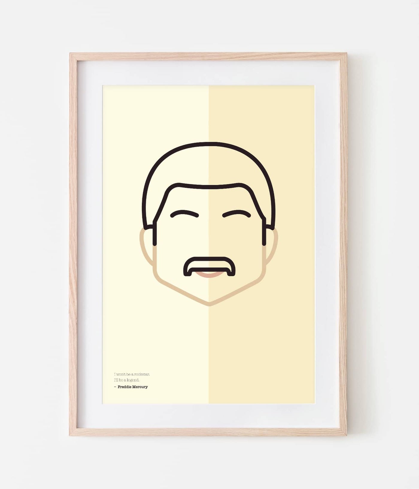 Freddie Mercury Icon Print