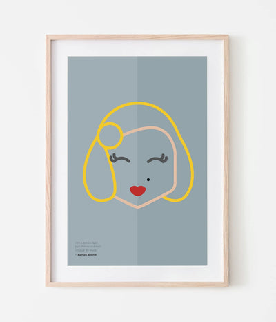 'Marilyn Monroe' Icon Print