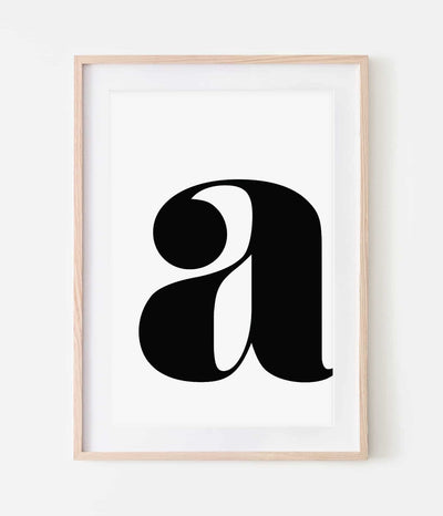 'Initial Letter' Print