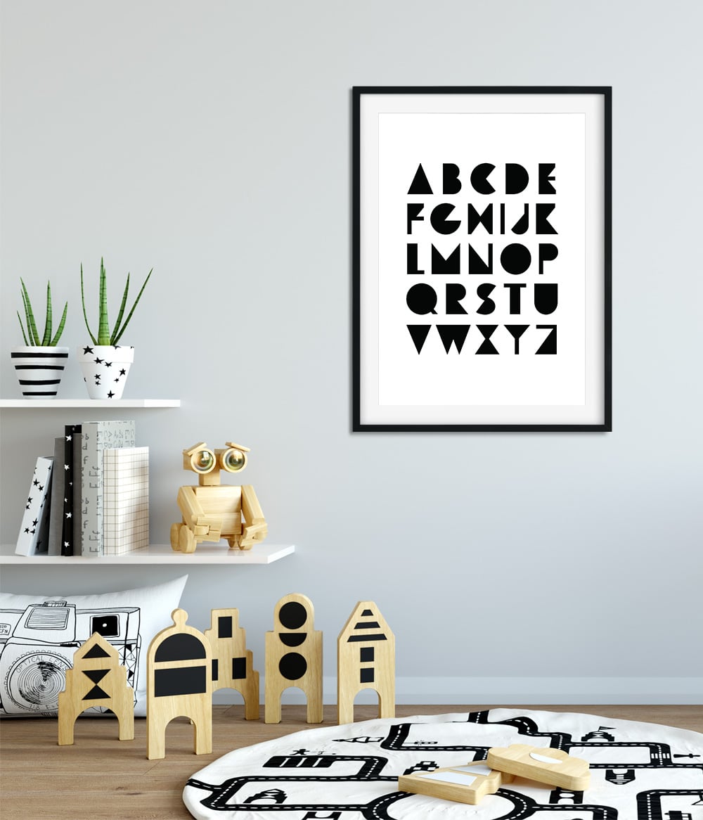 'ABC' Alphabet Print