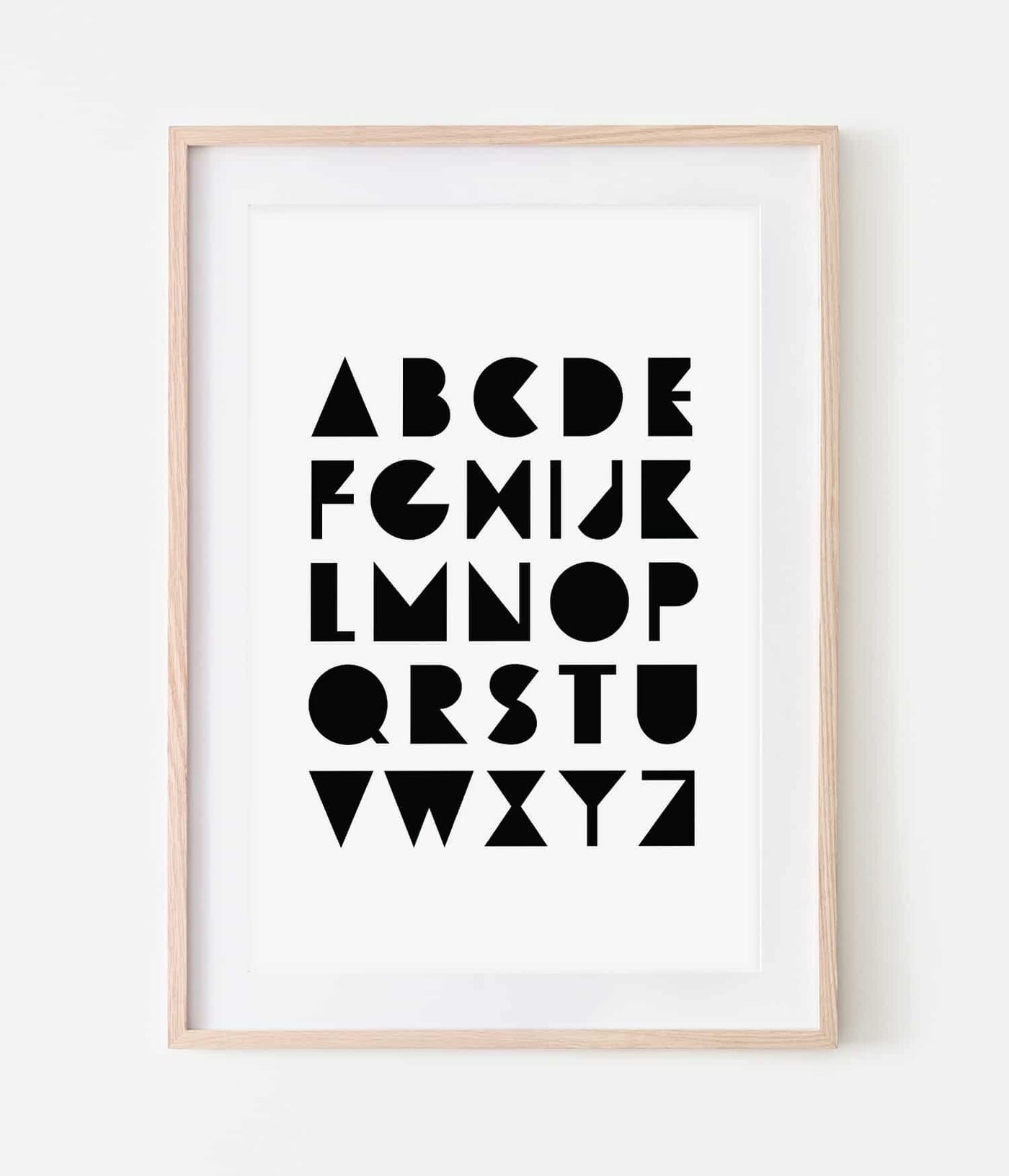 'ABC' Alphabet Print