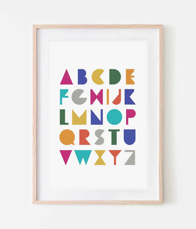 'ABC' Alphabet Print