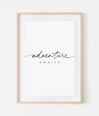 'Adventure Awaits' Print