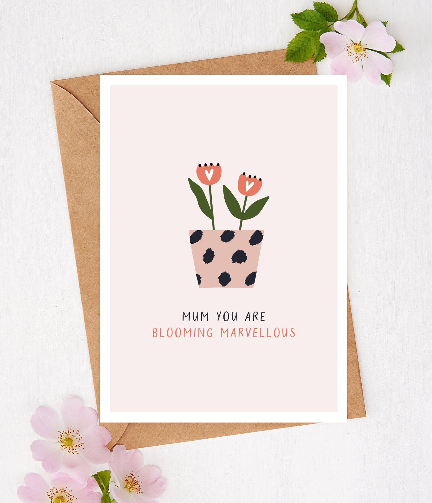 Blooming Marvellous' Mother's Day Card – Slinky Prints