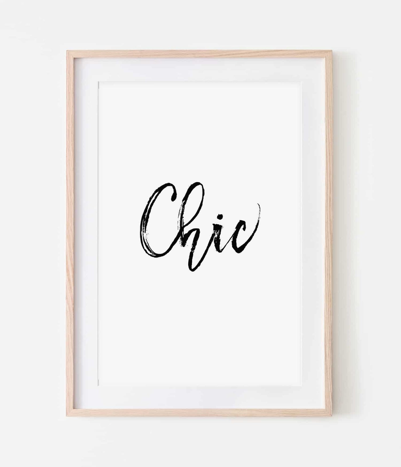 'Chic' Print