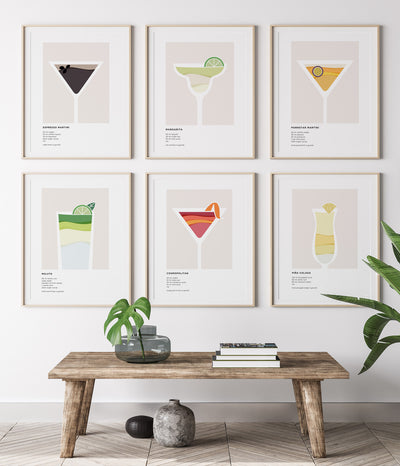 'Piña Colada' Cocktail Print