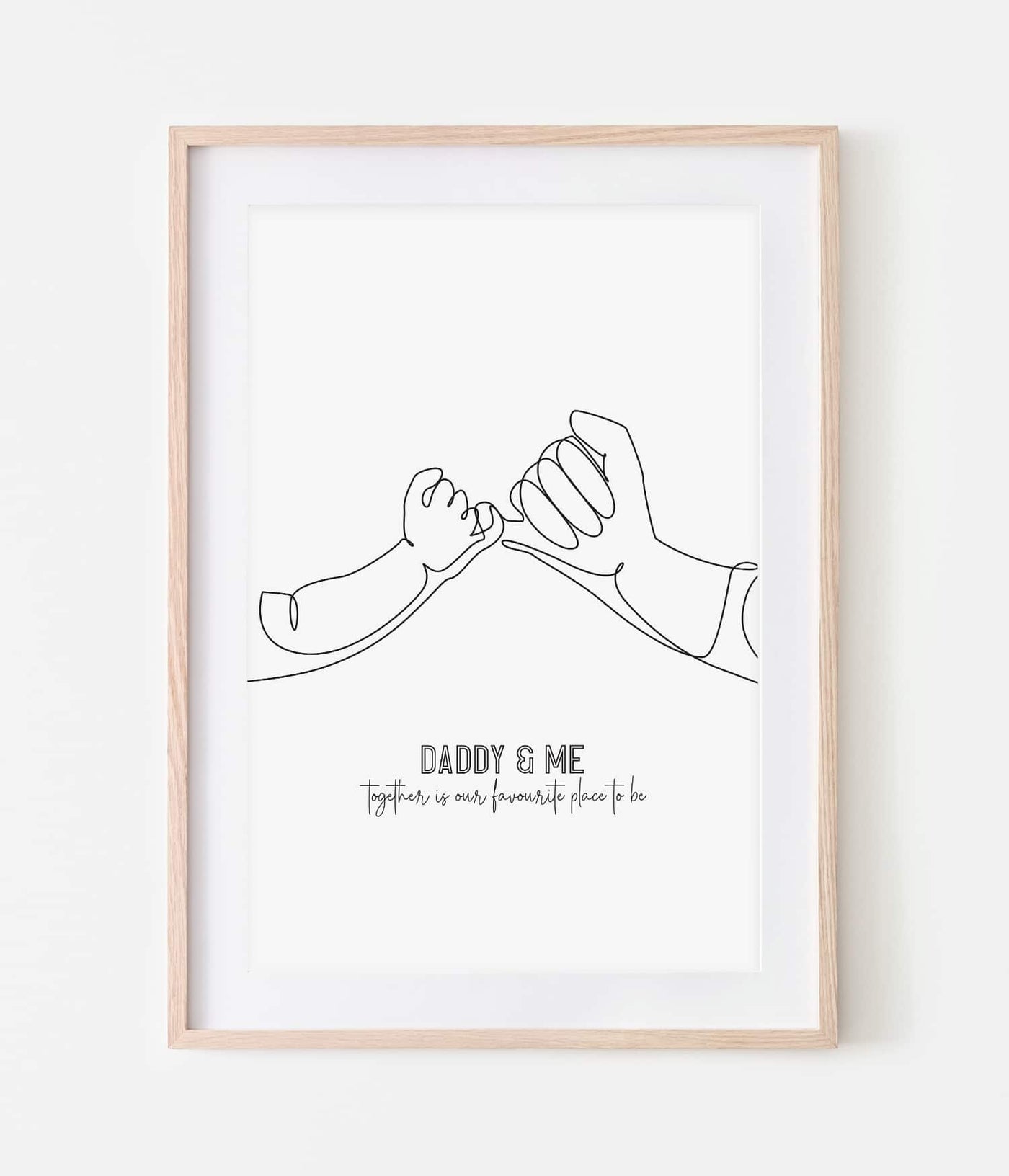 'Daddy & Me' Print