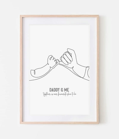 'Daddy & Me' Print