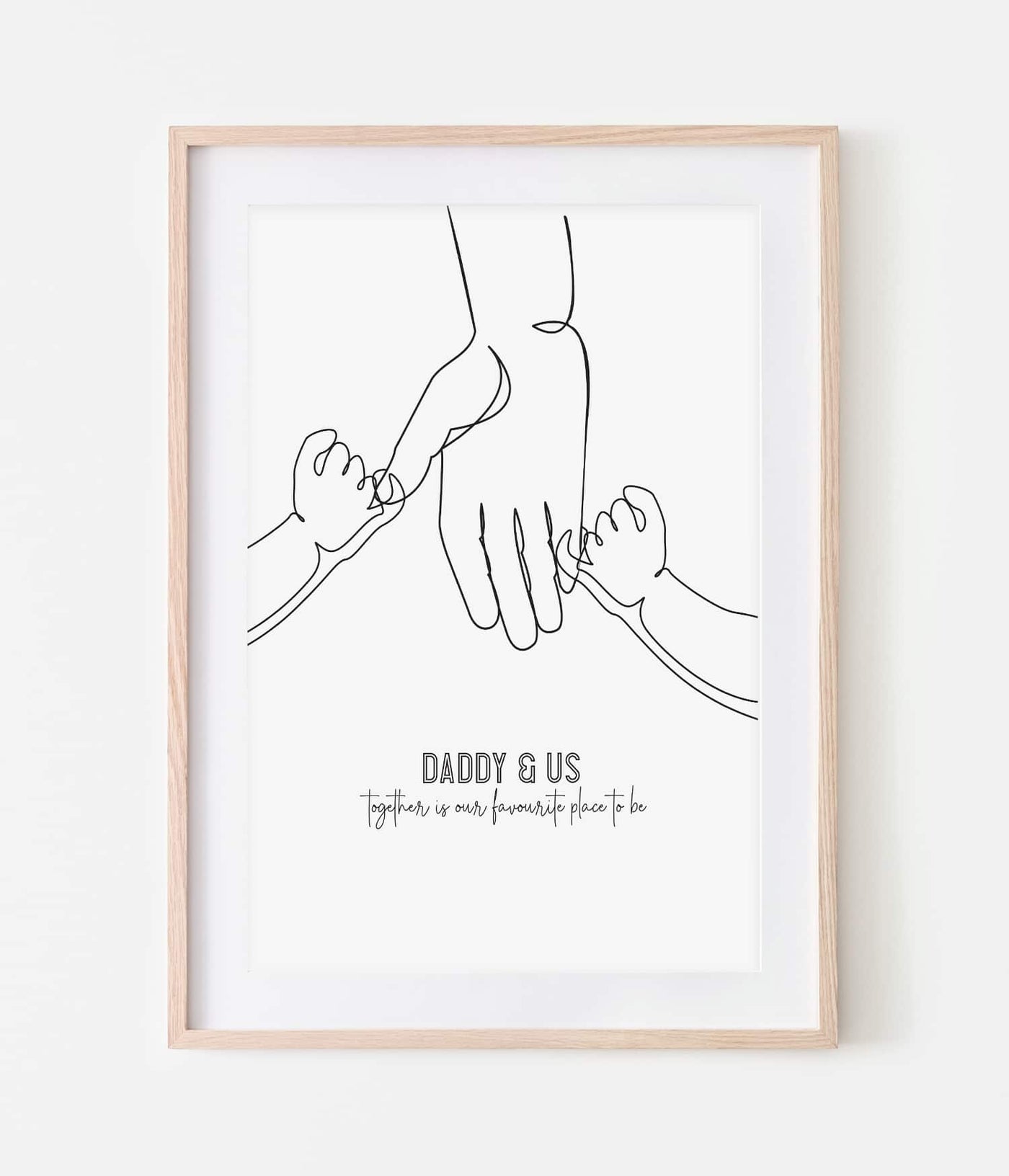 'Daddy & Us' Print