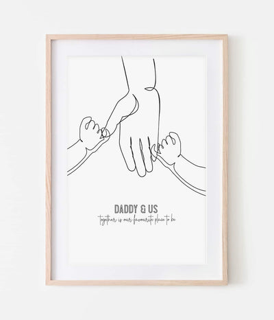 'Daddy & Us' Print