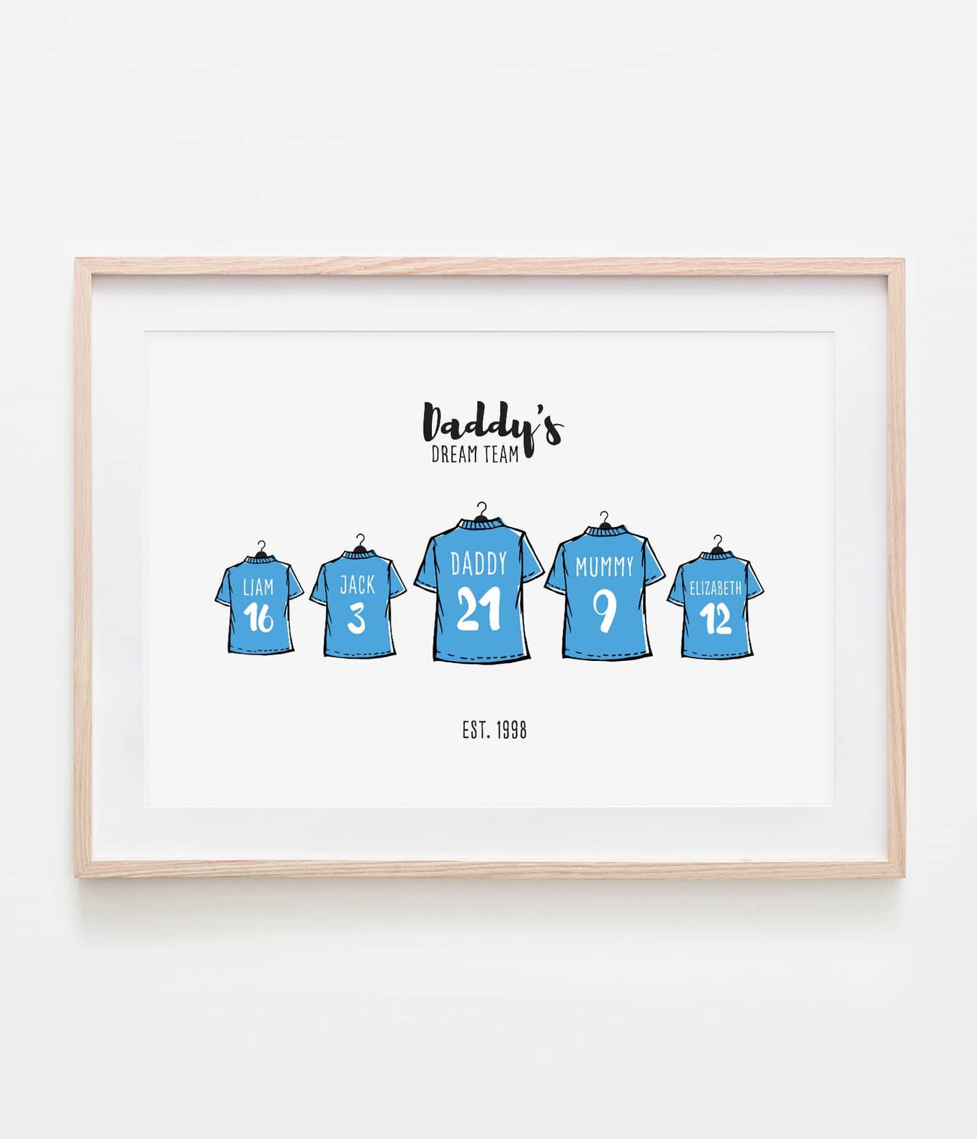 'Dad's Dream Team' Print