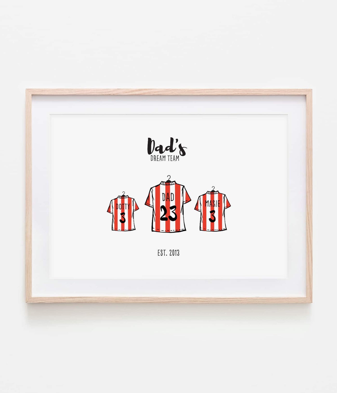 'Dad's Dream Team' Print