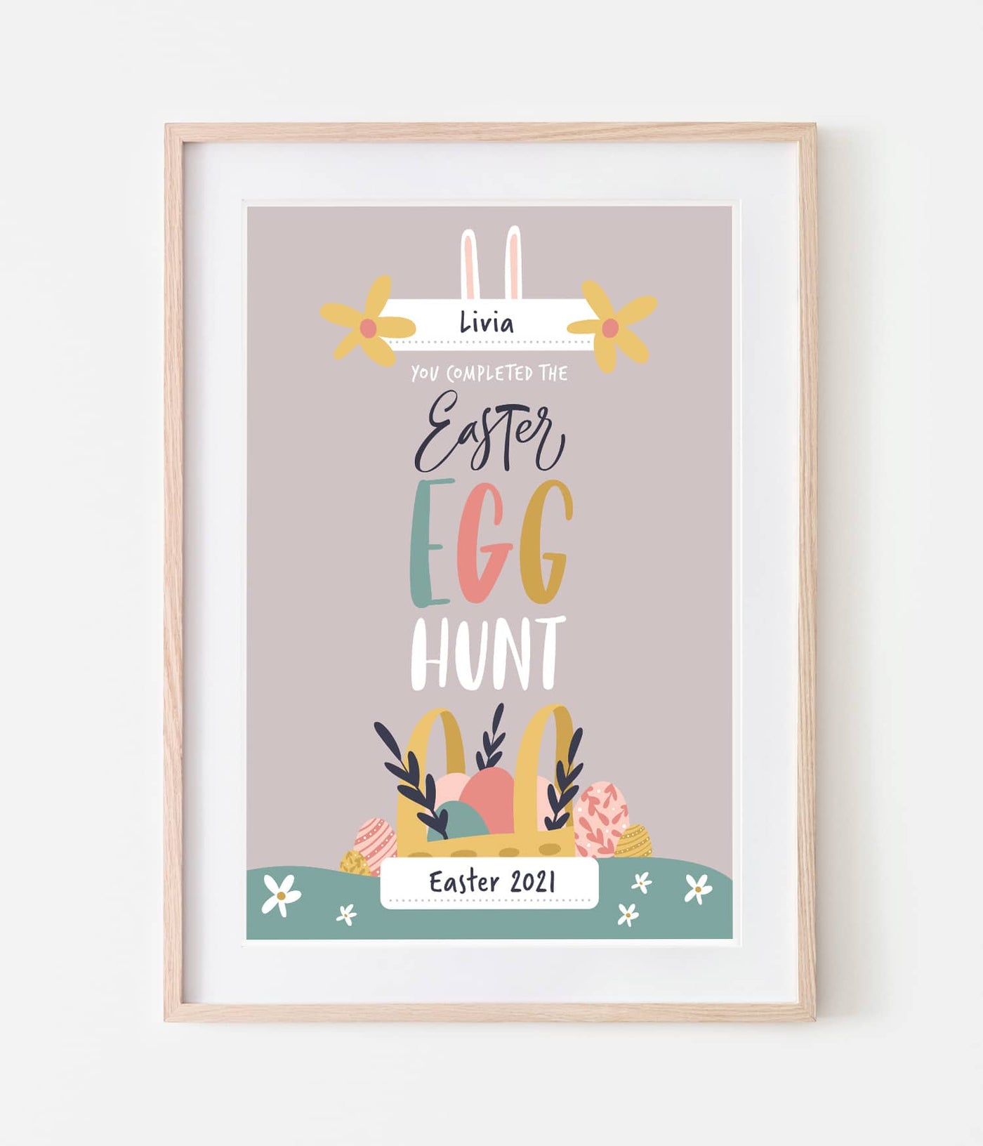 'Easter Egg Hunt' Personalised Certificate