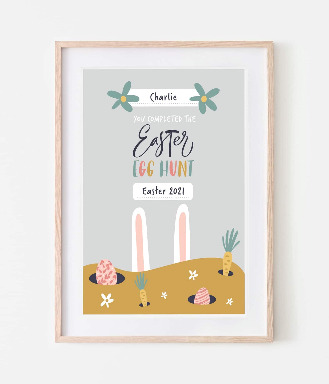 'Easter Egg Hunt' Personalised Certificate