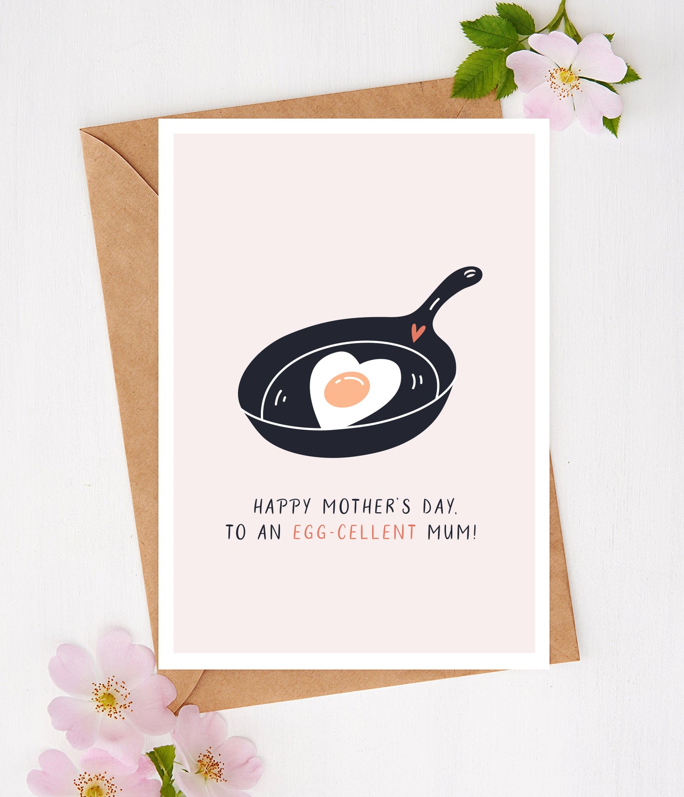 'Egg-cellent Mum' Mother's Day Card