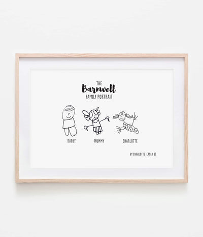 'Family Portrait' Personalised Print