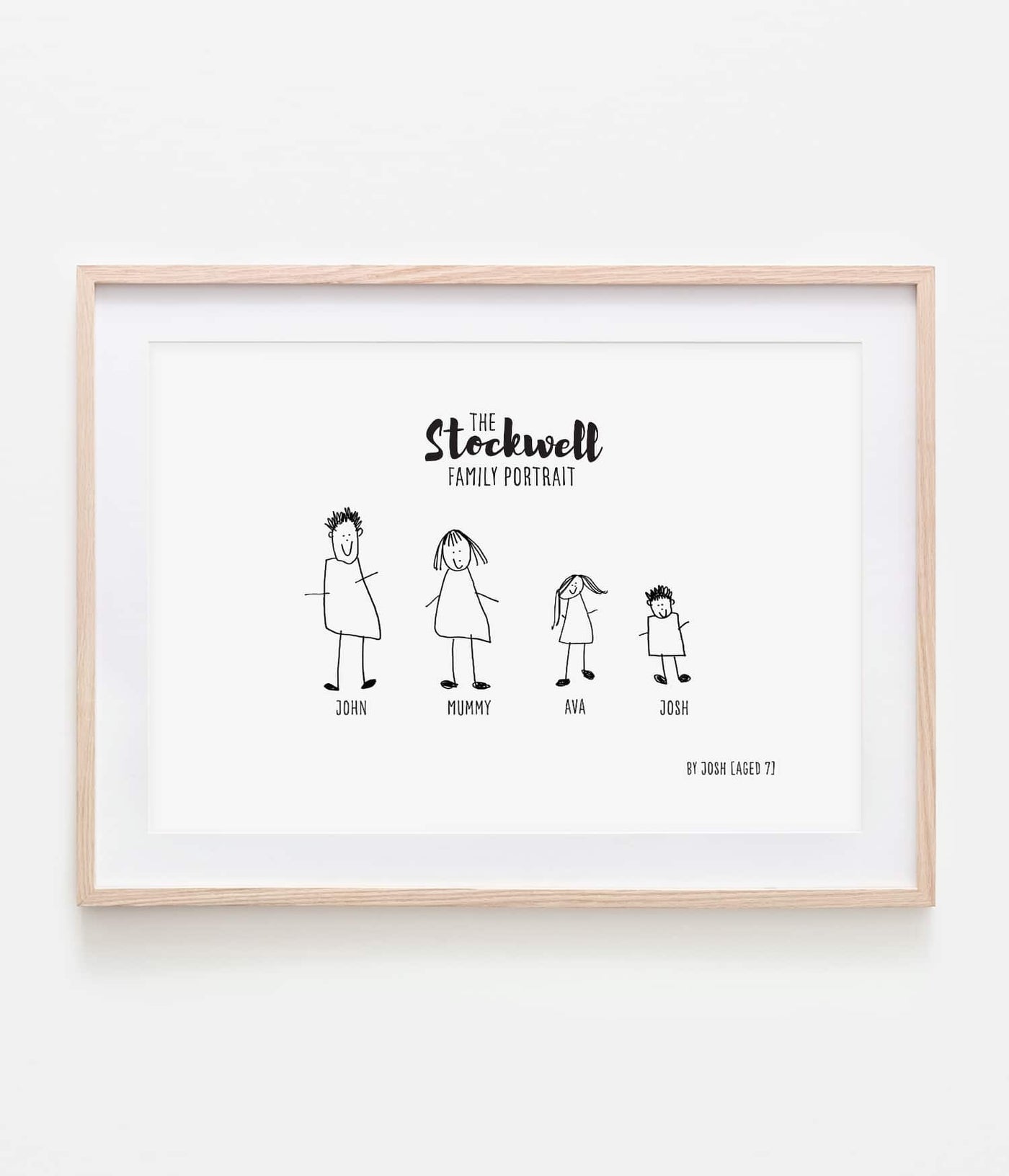 'Family Portrait' Personalised Print