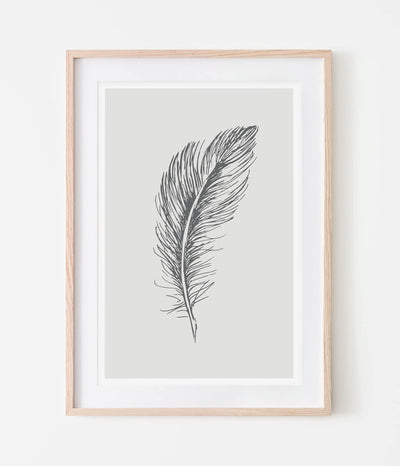 'Feather Two' Print