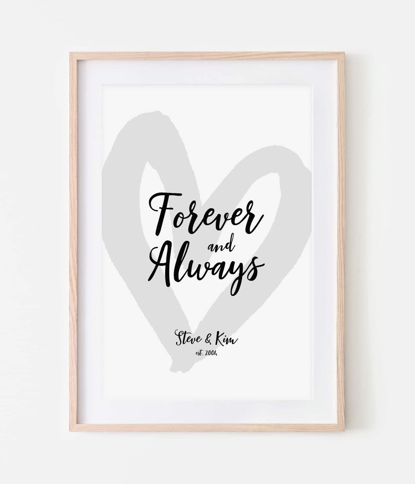 'Forever & Always' Print