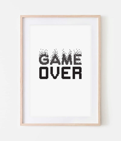 'Game Over' Print