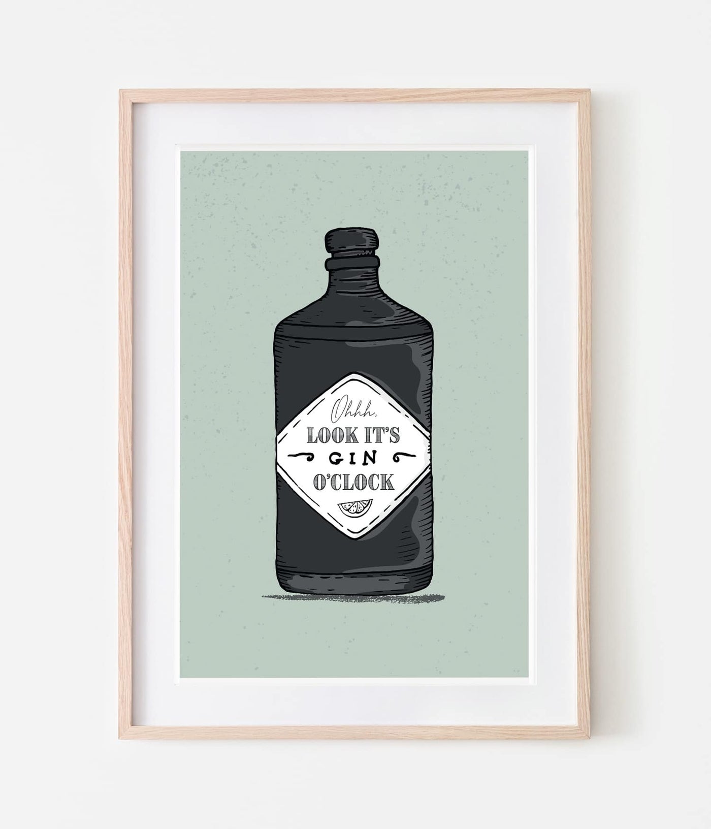 'Gin O'clock' Print