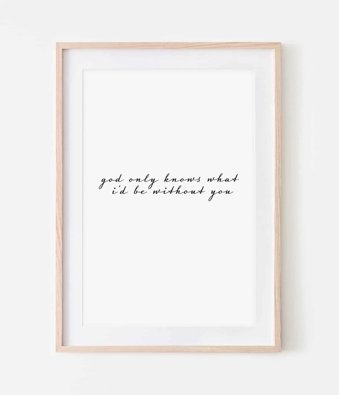 Mサイズ GOD ONLY KNOWS PHOTO PRINT T-SHIRT