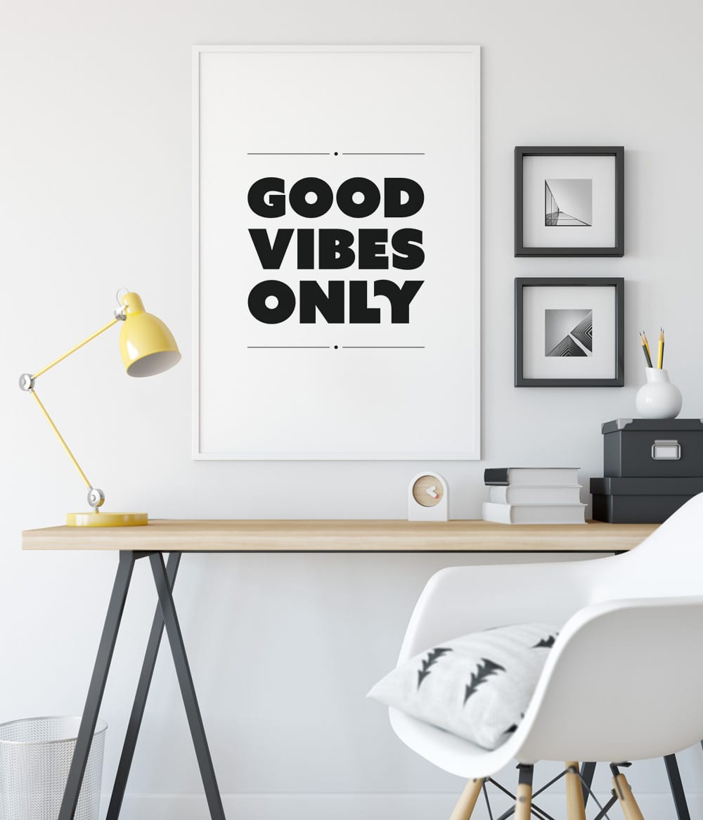 'Good Vibes Only' Print