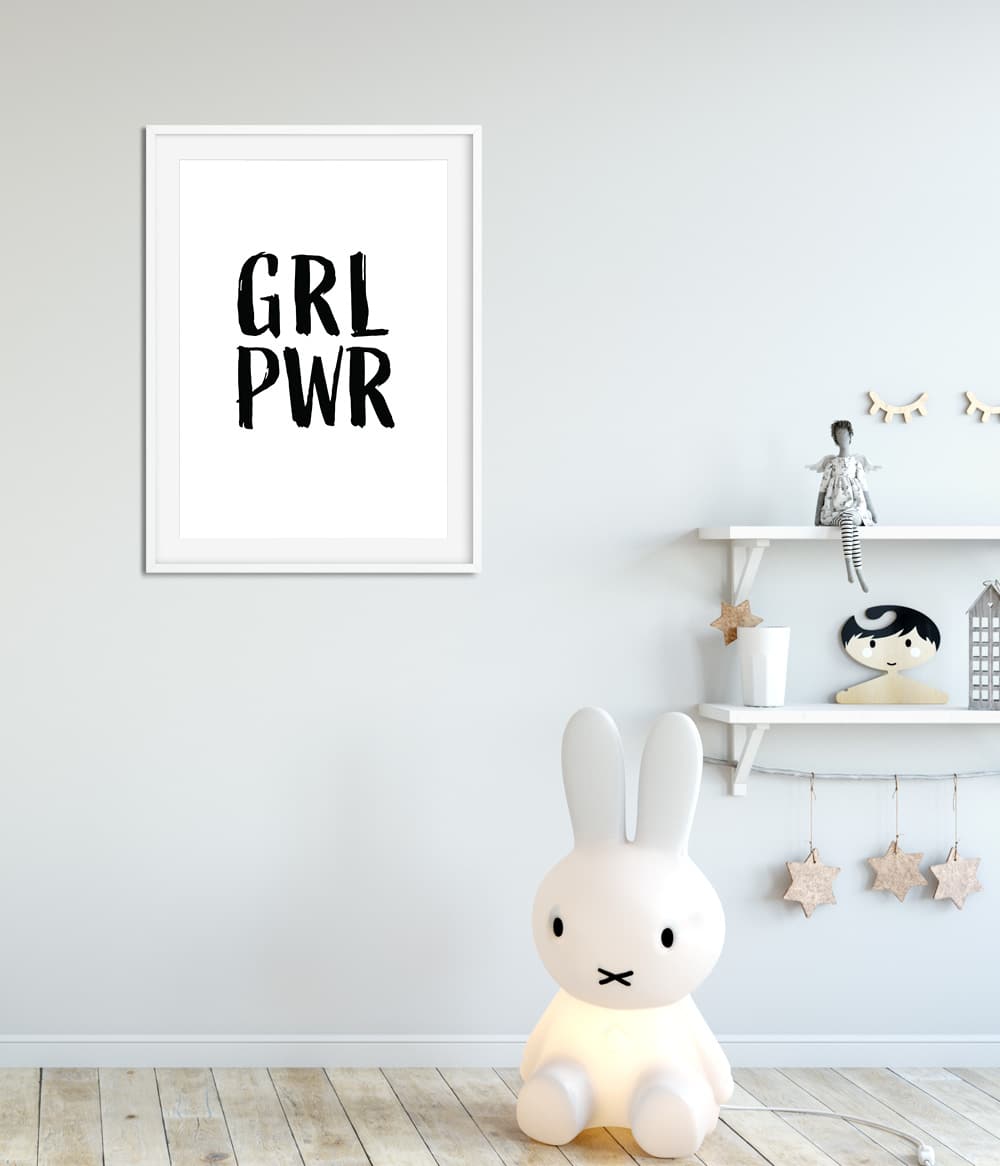 'GRL PWR' Print