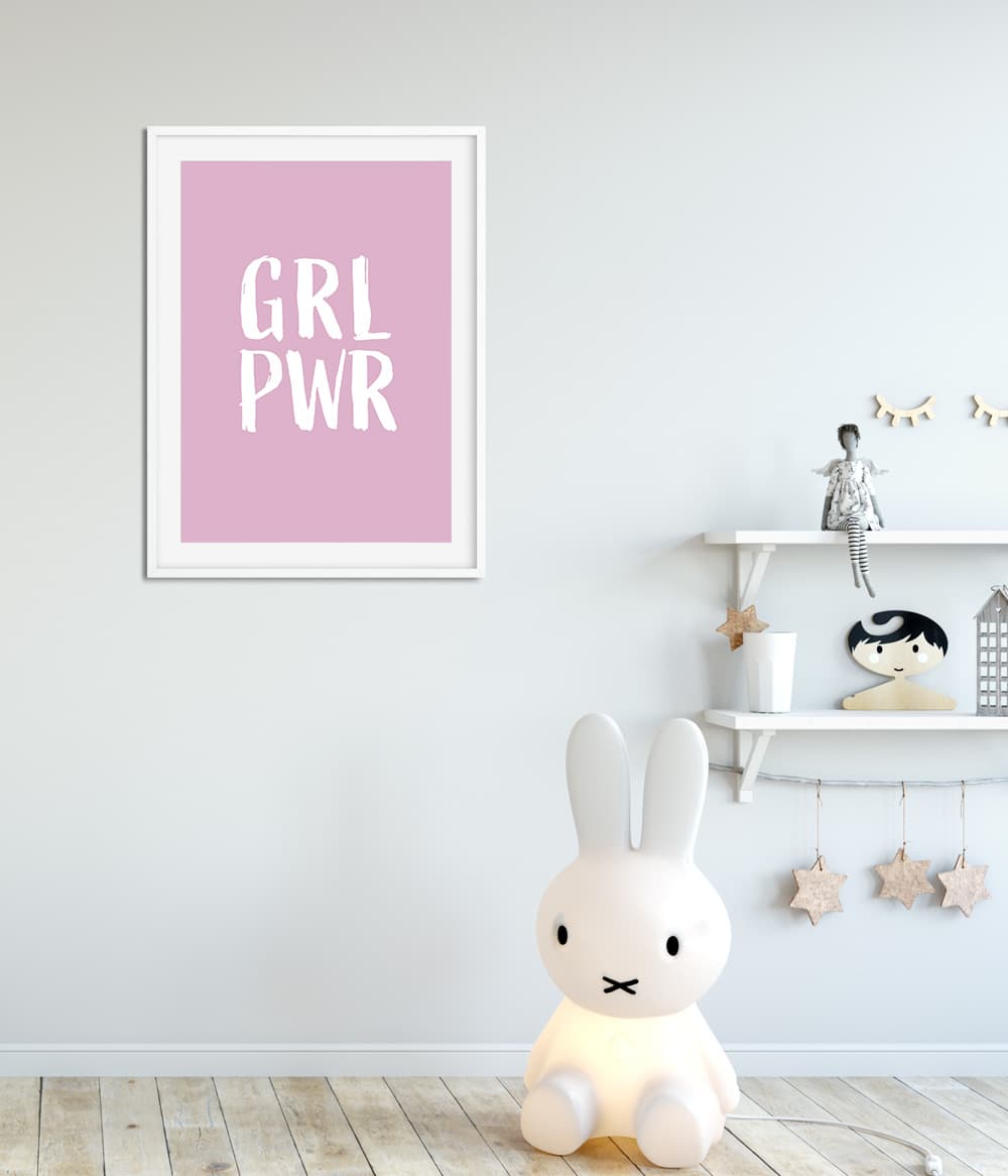 'GRL PWR' Print