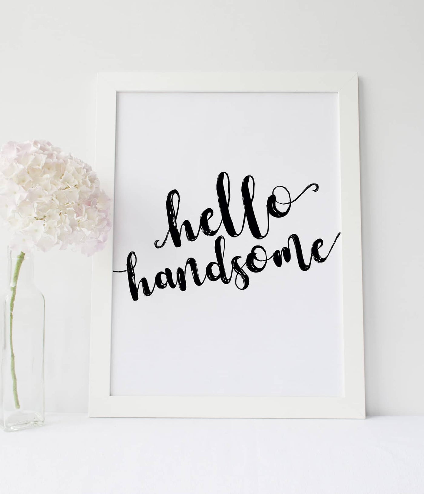 'Hello Handsome' Print