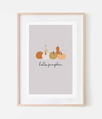 'Hello Pumpkin' Print