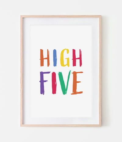 'High Five' Print