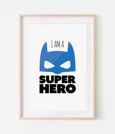 'I'm a Superhero' Print