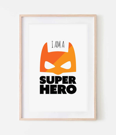 'I'm a Superhero' Print