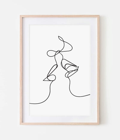 'Kiss' Print