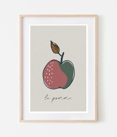 'La Pomme Apple' Print