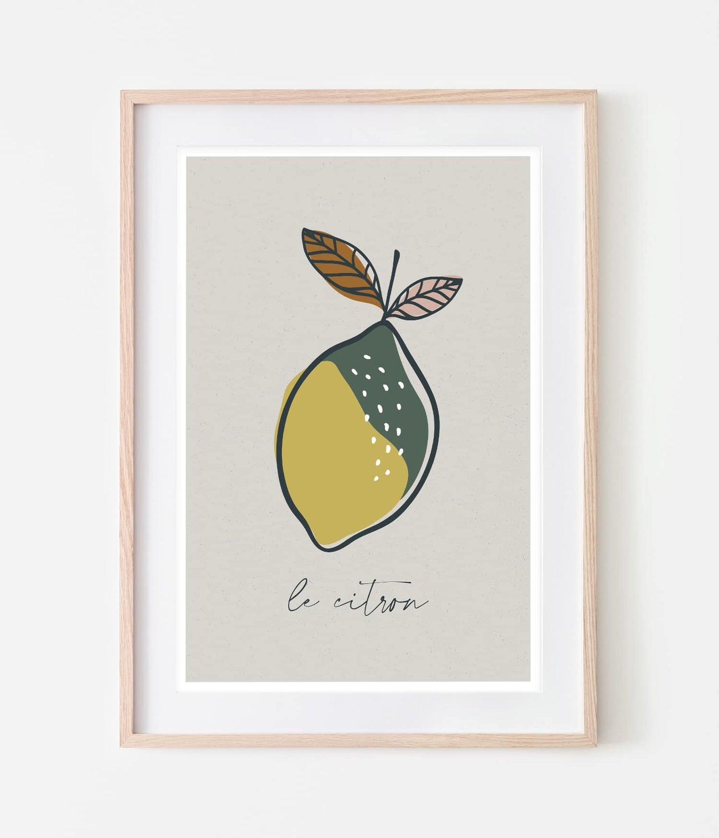 'Le Citron Lemon' Print