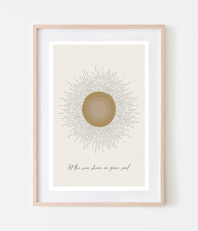 'Let the Sun Shine' Print