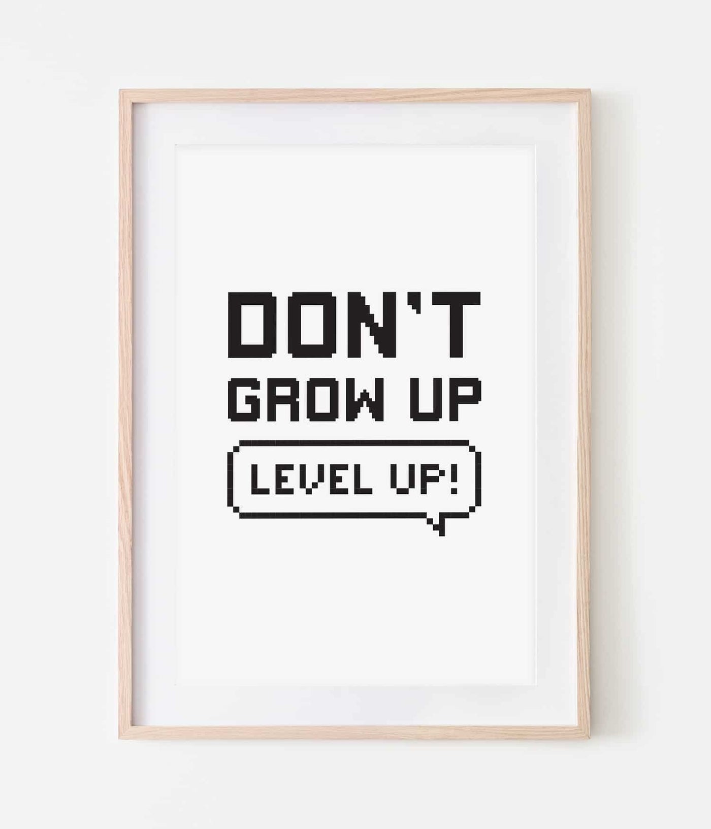 'Level Up!' Gaming Print
