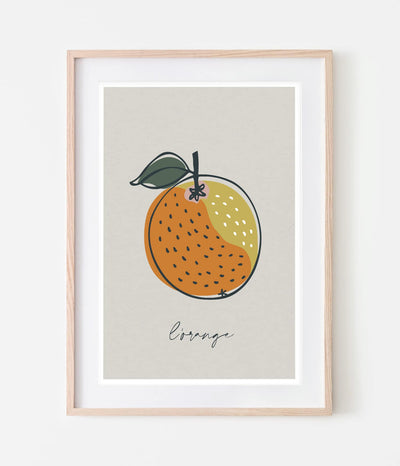 'L'Orange' Print