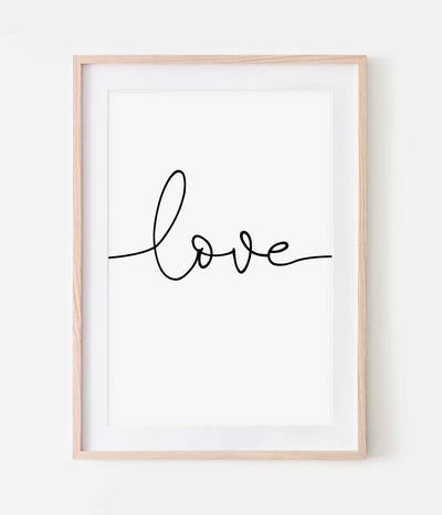 'Love' Print