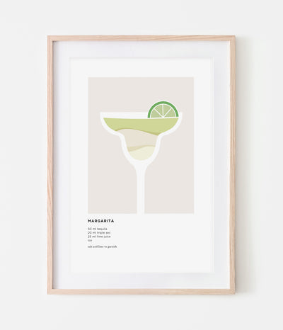 'Margarita' Cocktail Print